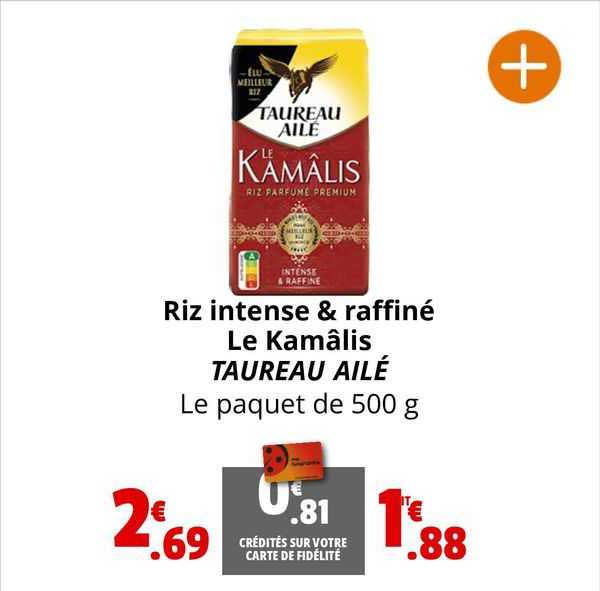 riz intense & raffiné le kamâlis taureau ailé