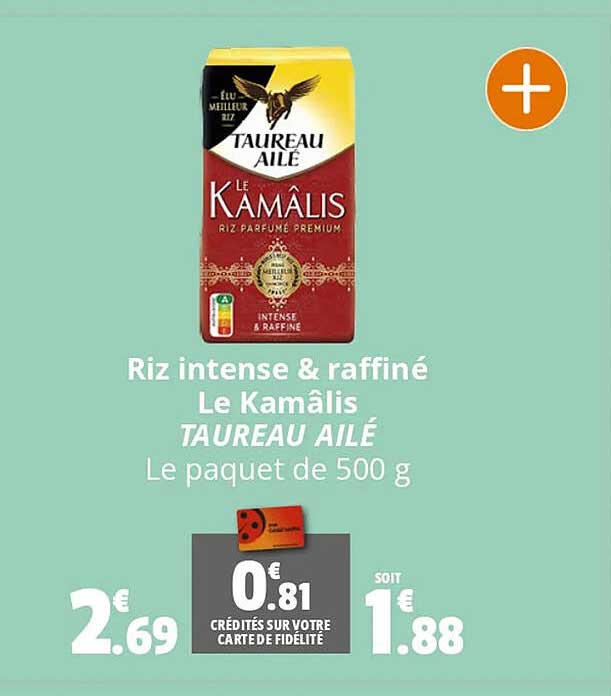 riz intense & raffiné le kamâlis taureau ailé