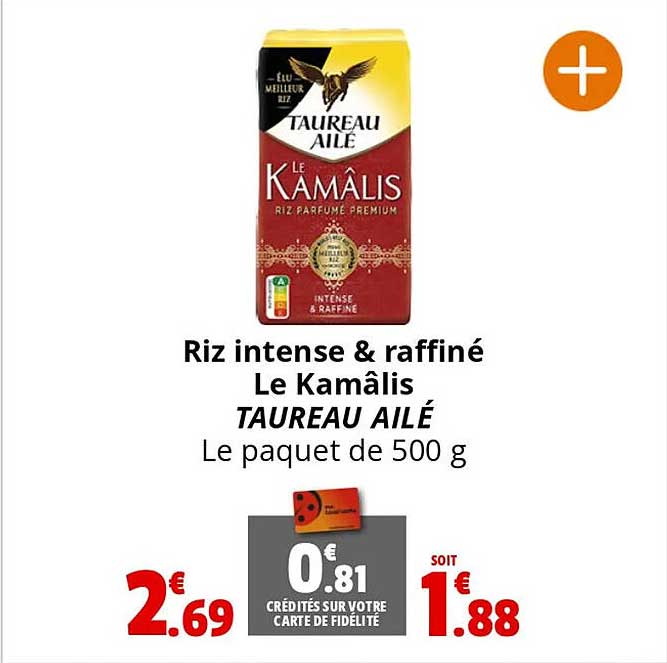 riz intense & raffiné le kamâlis taureau ailé