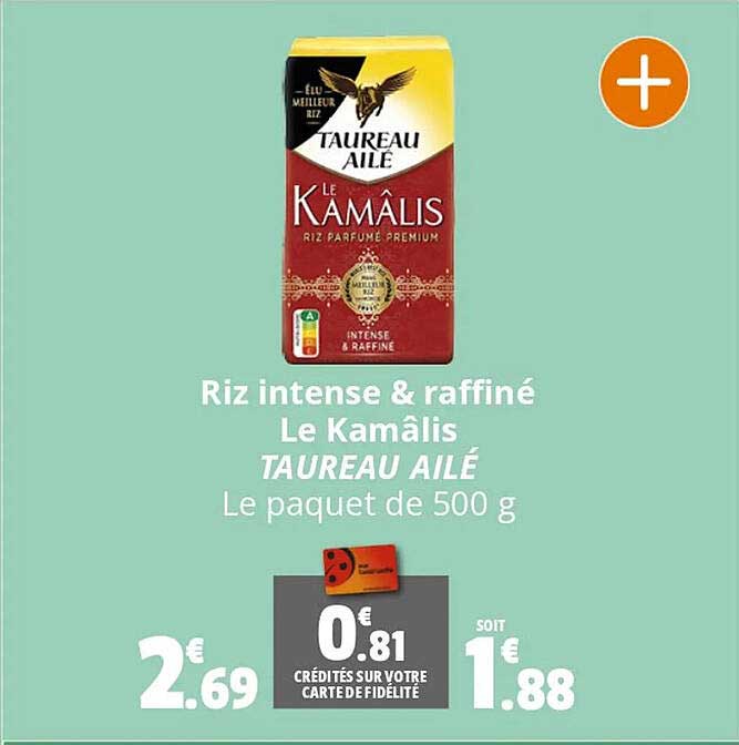 riz intense & raffiné le kamâlis taureau ailé