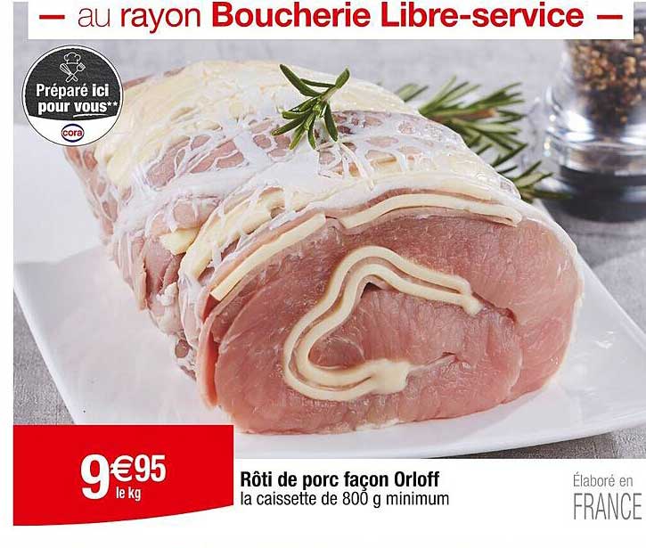 rôti de porc façon orloff