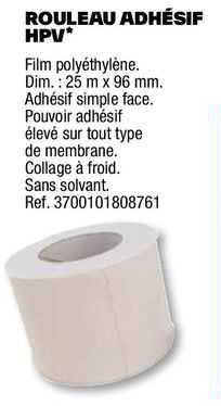 rouleau adhésif hpv