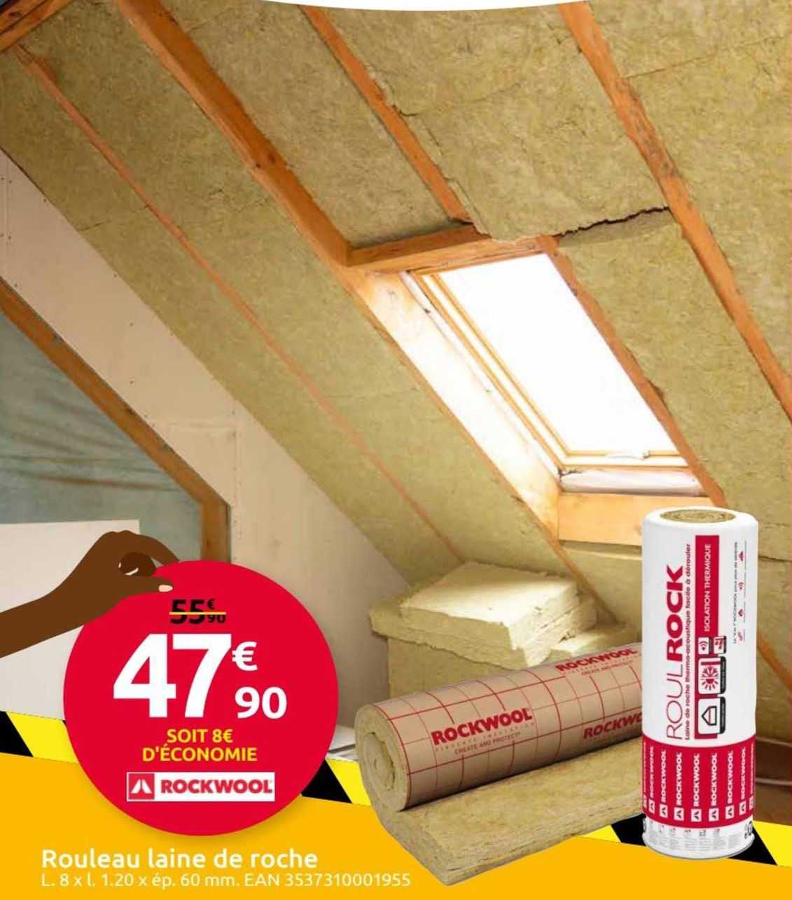 rouleau laine de roche