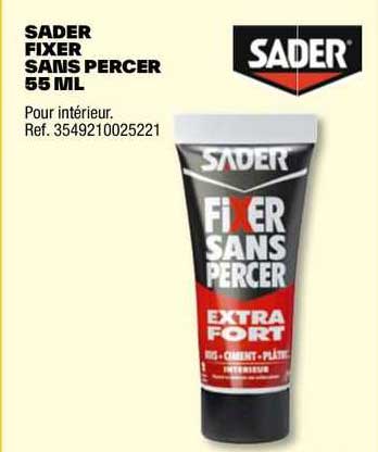 sader fixer sans percer 55 ml