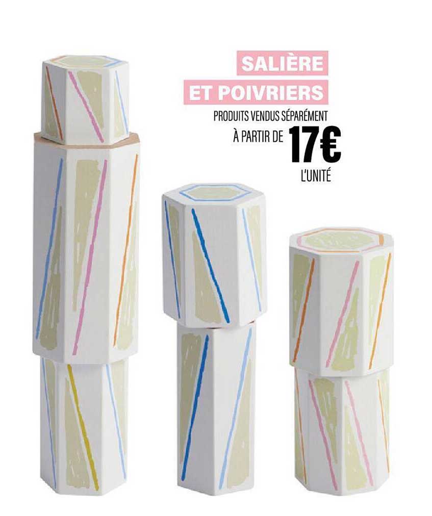 salière et poivriers