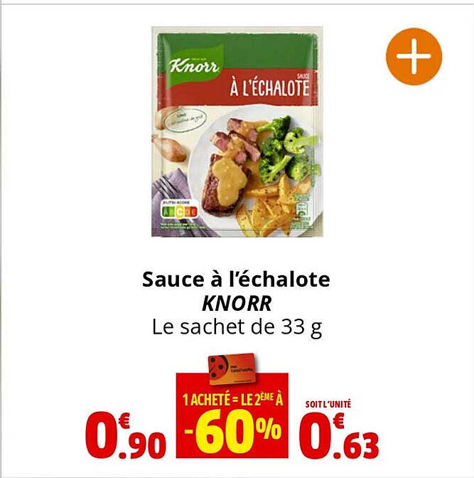 sauce à l'échalote knorr
