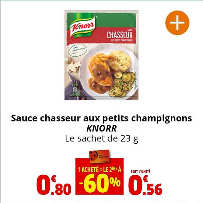 sauce chasseur aux petits champignons knorr
