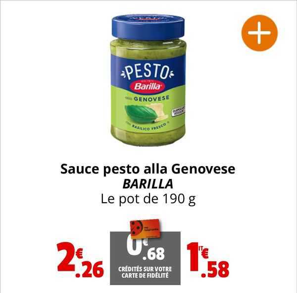 sauce pesto alla genovese barilla