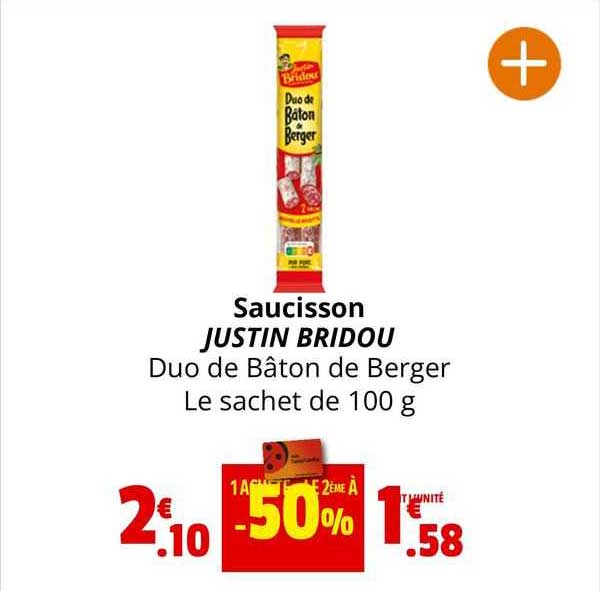 saucisson justin bridou