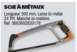 scie à métaux