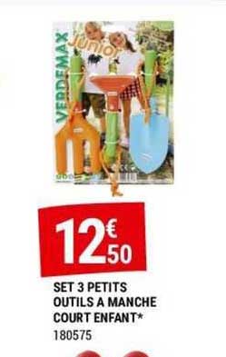 set 3 petits outils à manche court enfant