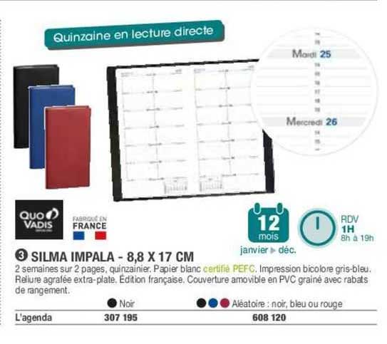 silma impala - 8,8 x 17 cm quo vadis
