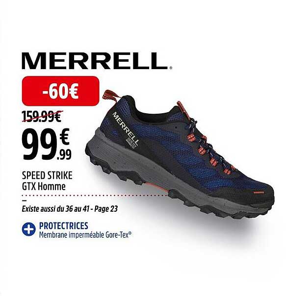 speed strike gtx homme merrell