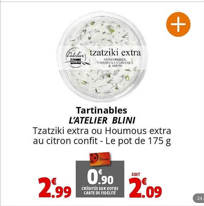 tartinables l'atelier blini