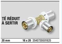 té réduit à sertir