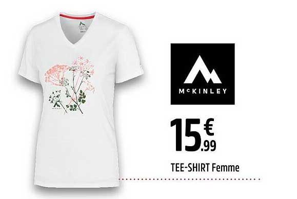 tee-shirt femme mc kinley