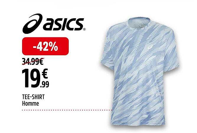 tee-shirt homme asics