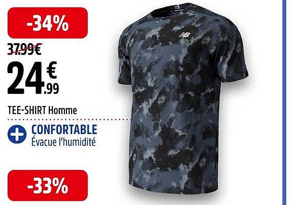 tee-shirt homme new balance