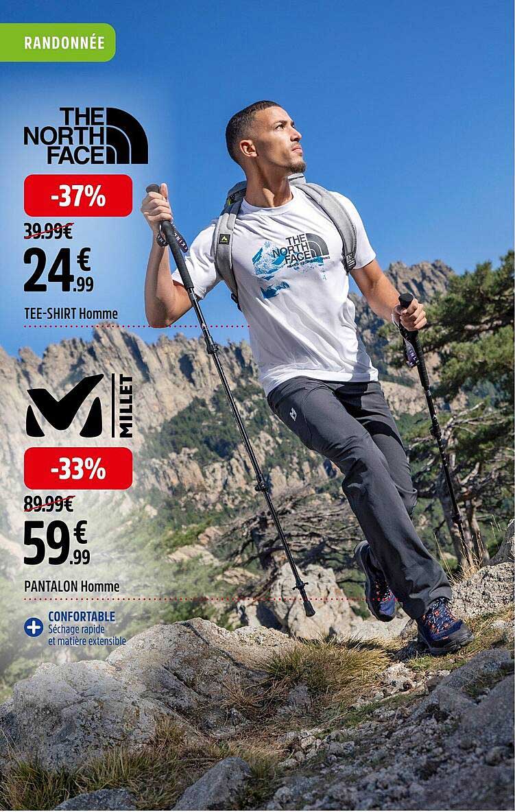 tee-shirt homme the north face, pantalon homme the north face