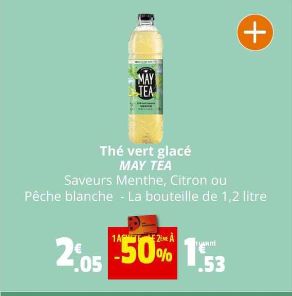 thé vert glacé may tea