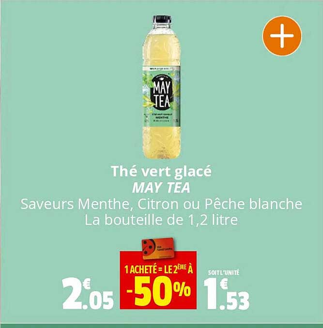 thé vert glacé may tea