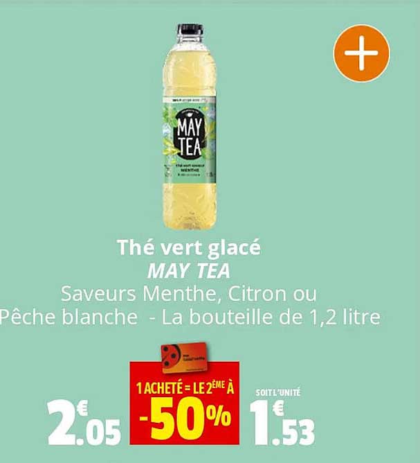 thé vert glacé may tea