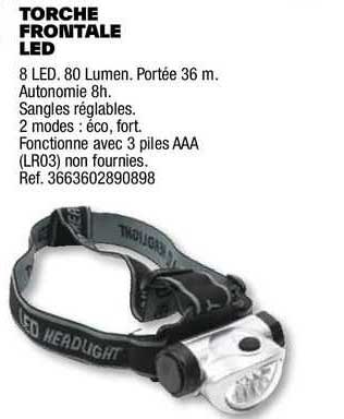 Torche Frontale Led