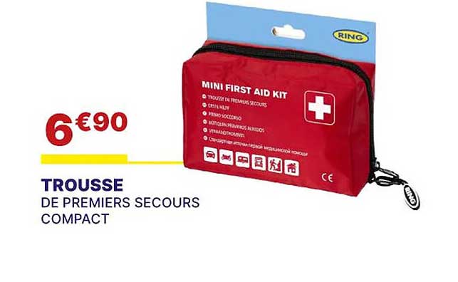 trousse de premiers secours compact