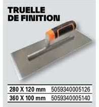 truelle de finition