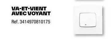 va-et-vient avec voyant