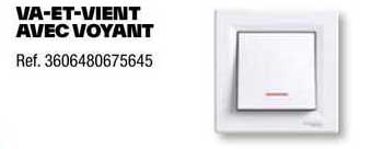va-et-vient avec voyant