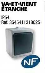 va-et-vient étanche