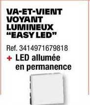 va-et-vient voyant lumineux "easy led"
