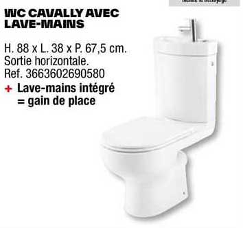 wc cavally avec lave-mains
