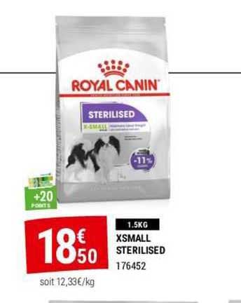 xsmall sterilised royal canin