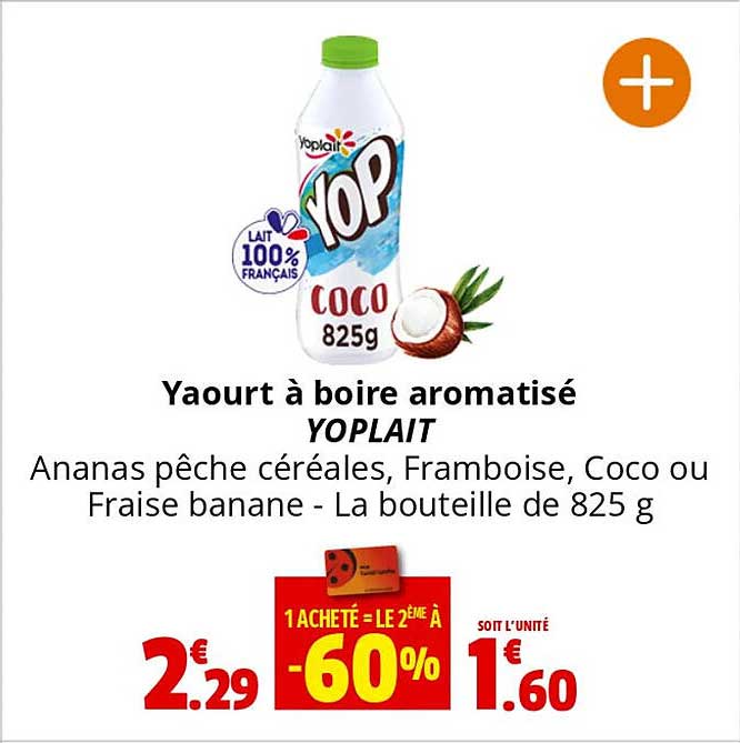 Yaourt à Boire Aromatisé Yoplait