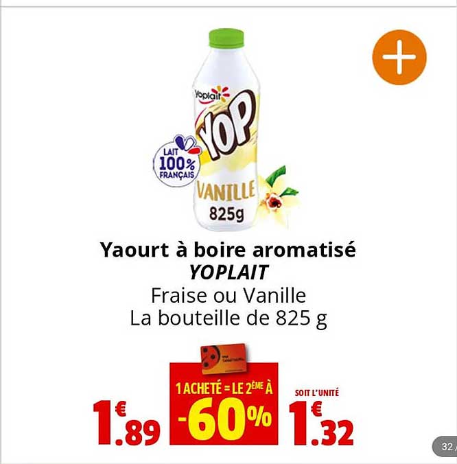 Yaourt à Boire Aromatisé Yoplait