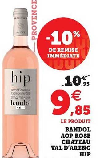 bandol aop rose château val d'arenc hip
