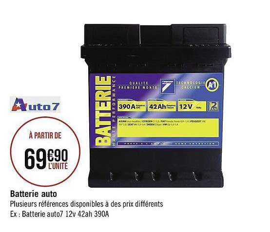 Batterie Auto Auto 7