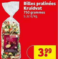 billes pralinées kruidvat