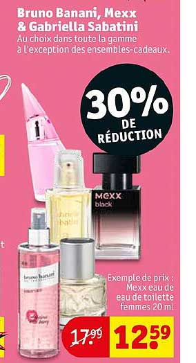 bruno banani, mexx & gabriella sabatini