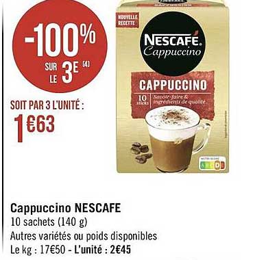 Cappuccino Nescafé
