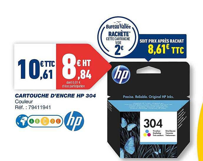 cartouche d'encre hp 304