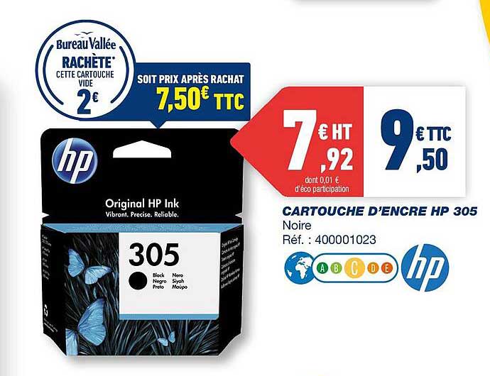 cartouche d'encre hp 305