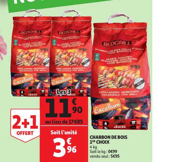 charbon de bois 1er choix