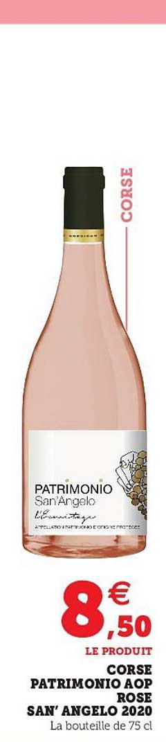 corse patrimonia aop rose san' angelo 2020