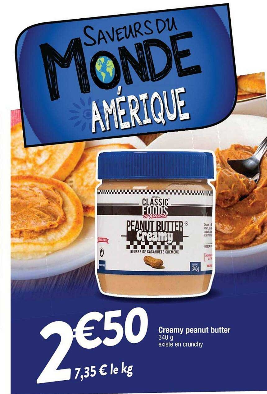 creamy peanut butter