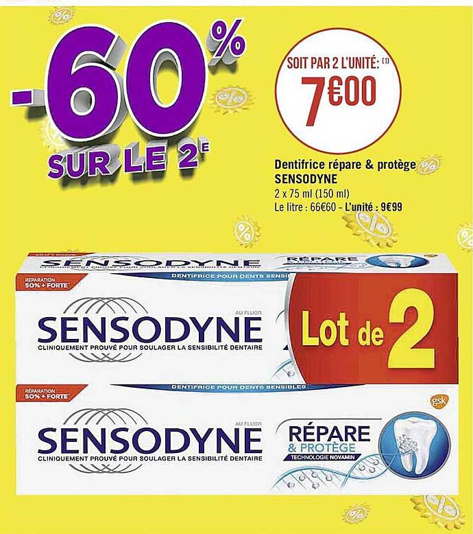 Dentifrice Répare & Protège Sensodyne
