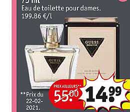 eau de toilette pour dames guess