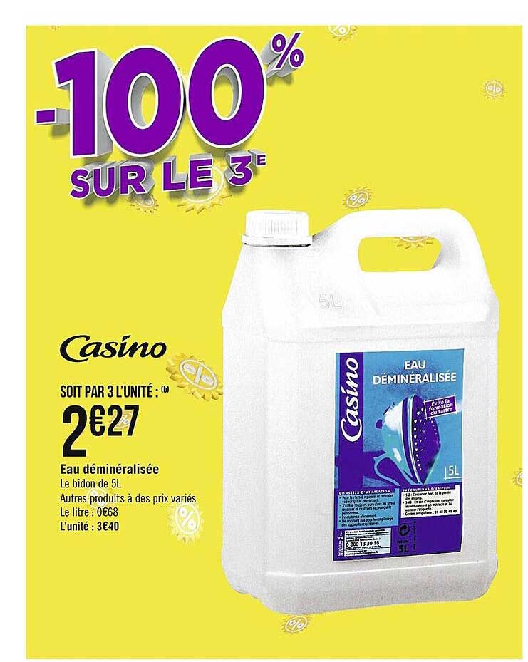 Eau Déminéralisée